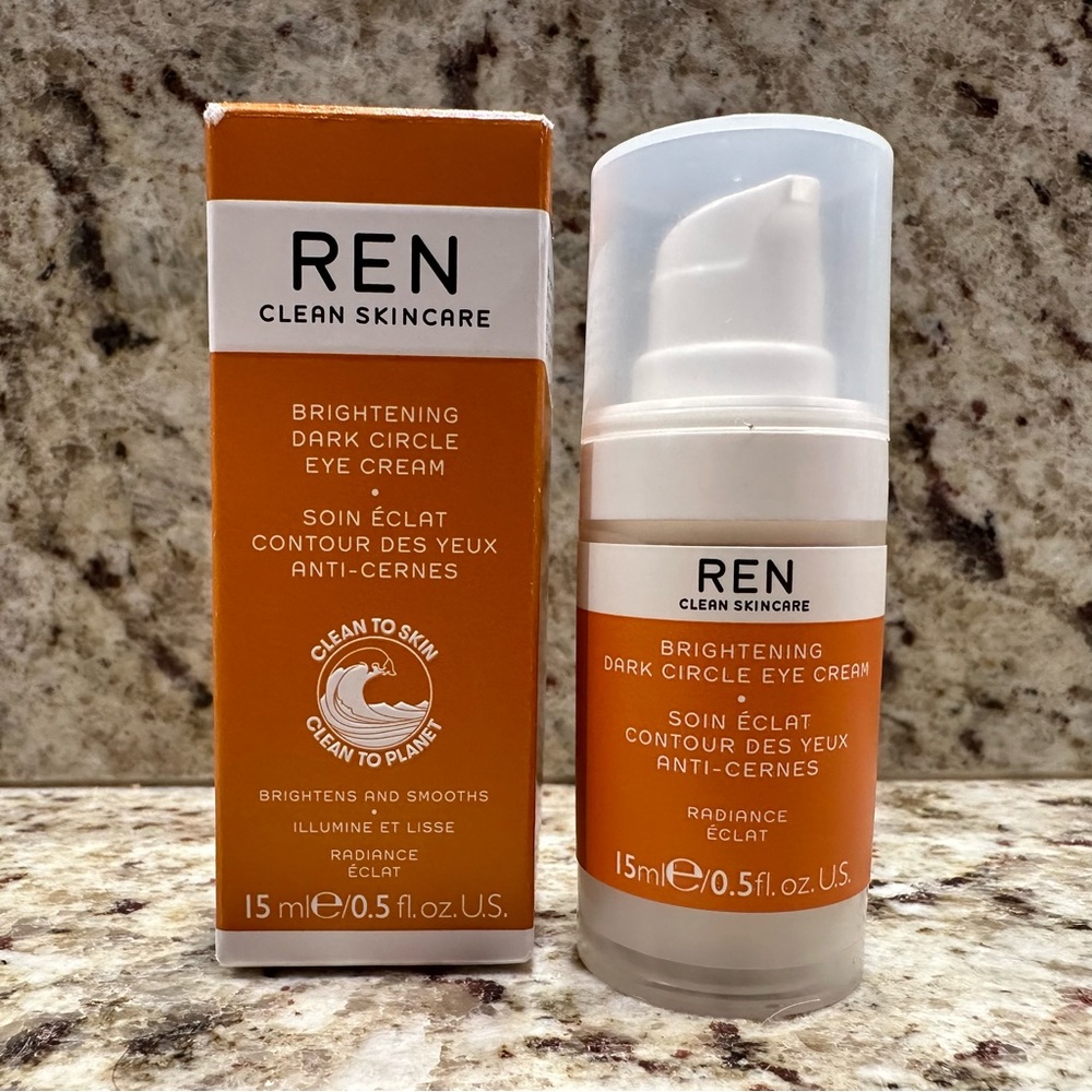 NEW Full Size REN Clean Skincare Brightening Dark Circle Eye Cream